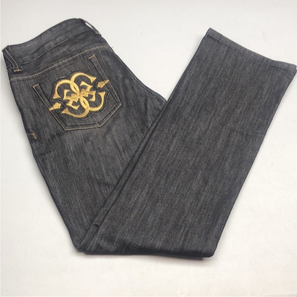 GUESS PREMIUM DAREDEVIL BOOTCUT GRAY JEANS IN SIZE 26 - Picture 2 of 10